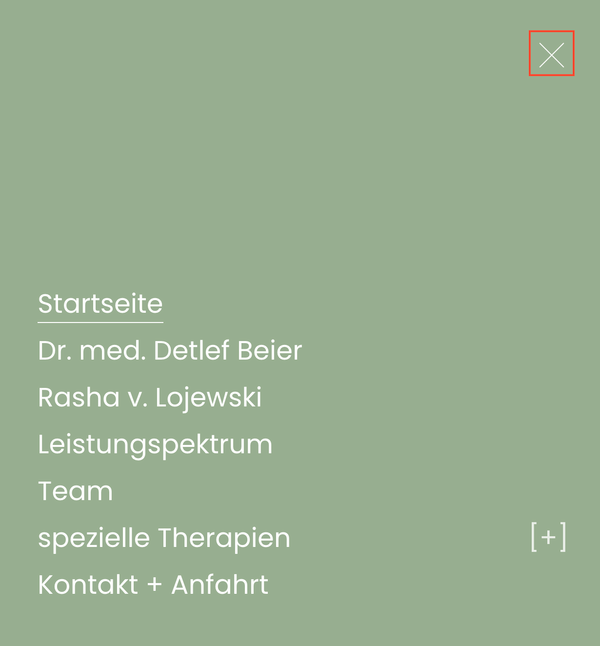 Die Unterseiten der Praxis